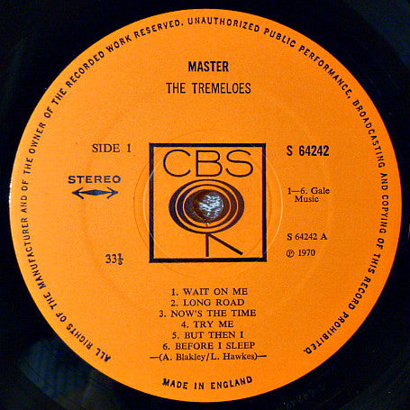 Tremeloes* : Master (LP)