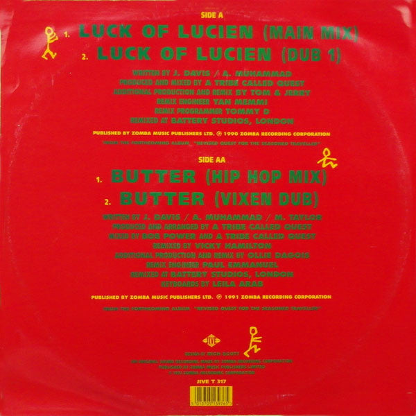 A Tribe Called Quest : Luck Of Lucien (12")