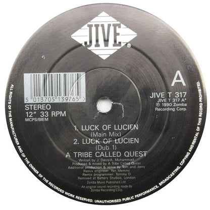 A Tribe Called Quest : Luck Of Lucien (12")