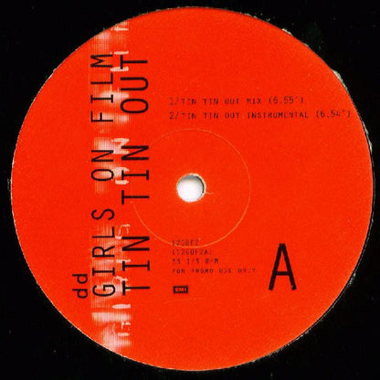 DD* : Girls On Film (Tin Tin Out / Salt Tank Remixes) (12", Promo)