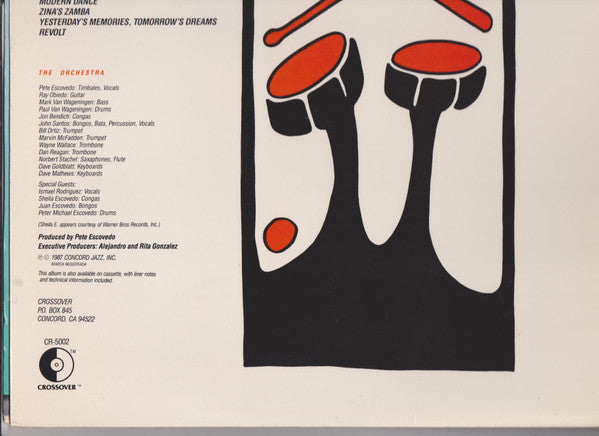 Pete Escovedo : Yesterday's Memories · Tomorrow's Dreams (LP, Album)