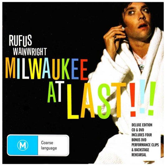 Rufus Wainwright : Milwaukee At Last!!! (Dlx + CD, Album + DVD-V, NTSC)