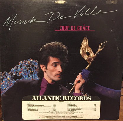 Mink DeVille : Coup De Grâce (LP, Album, Spe)