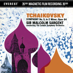 Pyotr Ilyich Tchaikovsky - London Symphony Orchestra, Sir Malcolm Sargent : Symphony No. 5, In E Minor, Opus 64 (LP)