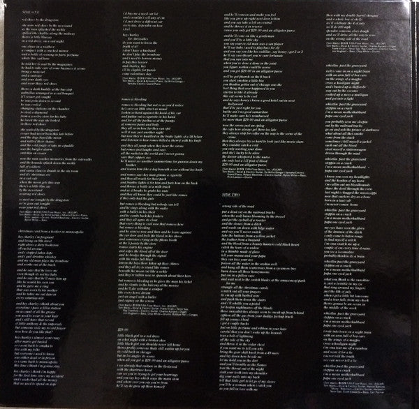 Tom Waits : Blue Valentine (LP, Album, Gat)