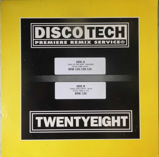 Various : DiscoTech TwentyEight (3x12", Comp, Promo)