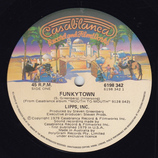Lipps, Inc. : Funkytown / All Night Dancing (12", Single)