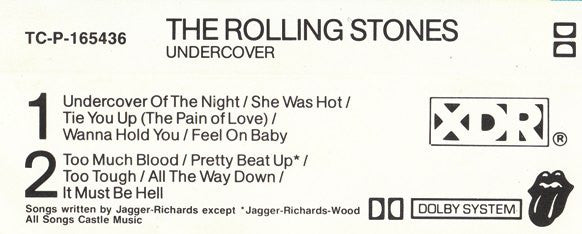 The Rolling Stones : Undercover (Cass, Album)
