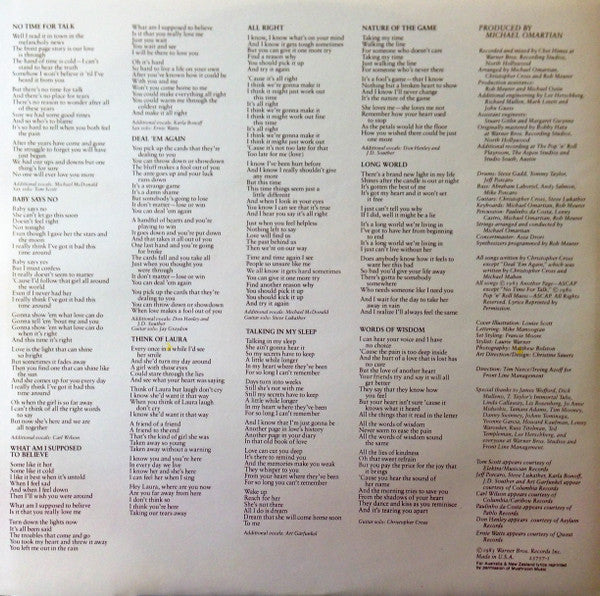 Christopher Cross : Another Page (LP, Album)