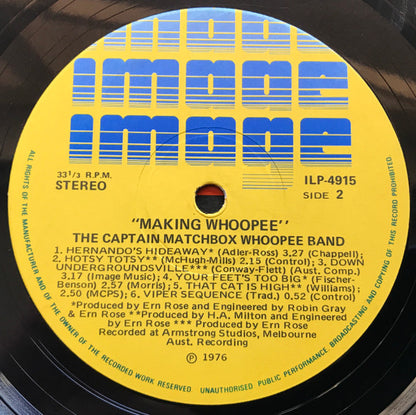 Captain Matchbox Whoopee Band : Making Whoopee (LP, Comp)