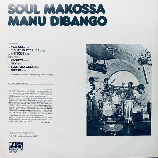 Manu Dibango : Soul Makossa (LP, Album)
