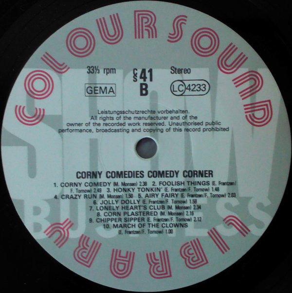 No Artist : Corny Comedie's Comedy Corner (LP)