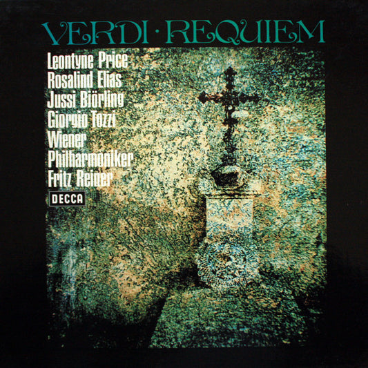 Giuseppe Verdi - Leontyne Price, Rosalind Elias, Jussi Björling, Giorgio Tozzi, Wiener Philharmoniker, Fritz Reiner : Requiem (2xLP + Box)