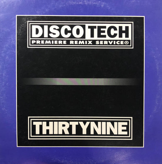 Various : DiscoTech ThirtyNine (3x12", Comp, Promo)