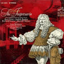 Mozart* - Dory Previn, Reri Grist • Judith Raskin, Richard Lewis (3) • Sherrill Milnes And Leo McKern, The English Chamber Orchestra*, André Previn : The Impresario (LP, Album)