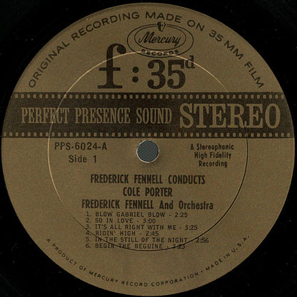 Frederick Fennell And Orchestra : Frederick Fennell Conducts Cole Porter (LP, Album)