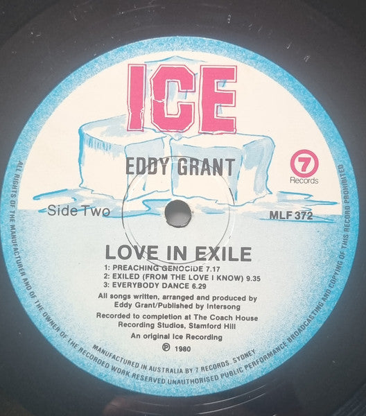 Eddy Grant : Love In Exile (LP)