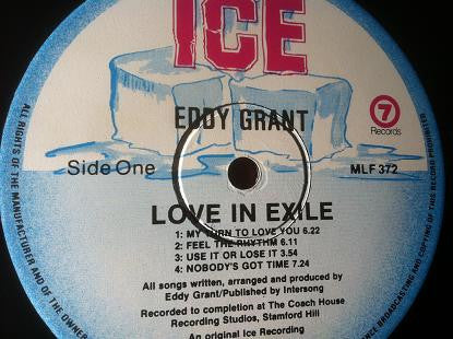 Eddy Grant : Love In Exile (LP)