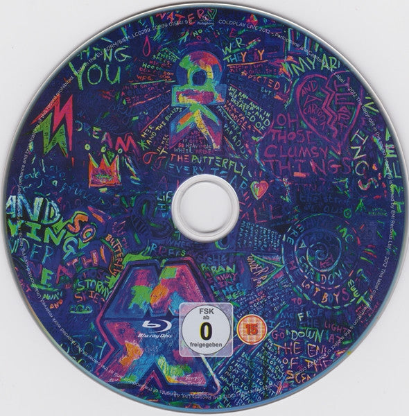 Coldplay : Live 2012 (Blu-ray, Multichannel + CD, Album)