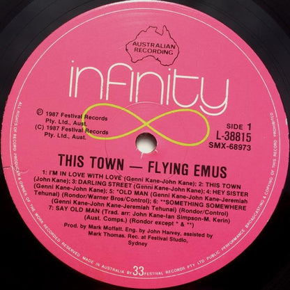 Flying Emus* : This Town (LP, Album)