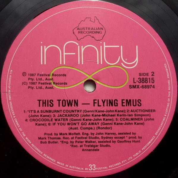 Flying Emus* : This Town (LP, Album)