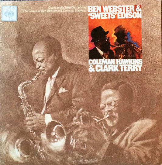Ben Webster & Harry Edison / Coleman Hawkins & Clark Terry : Giants Of The Tenor Saxophone / The Genius Of Ben Webster And Coleman Hawkins (2xLP, Comp)