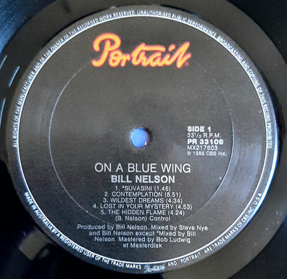 Bill Nelson : On A Blue Wing (LP, Album)