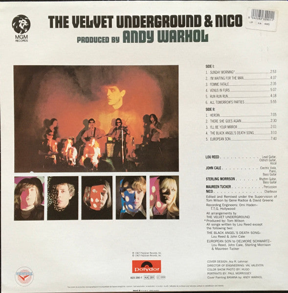 The Velvet Underground & Nico (3) : The Velvet Underground & Nico (LP, Album, RE)