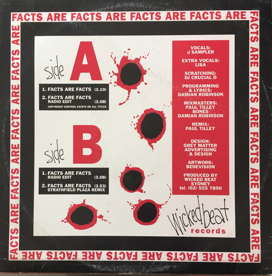 d Sampler : Facts Are Facts (12")