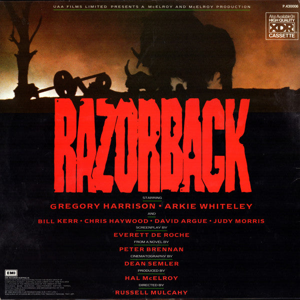 Iva Davies : Razorback (Music From The Original Soundtrack Of The Film) (LP, Gat)