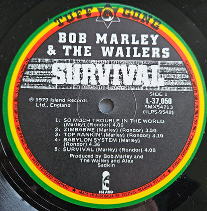 Bob Marley & The Wailers : Survival (LP, Album)
