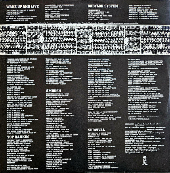 Bob Marley & The Wailers : Survival (LP, Album)