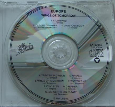 Europe (2) : Wings Of Tomorrow (CD, Album, RE)