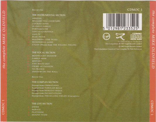 Mike Oldfield : The Complete Mike Oldfield (2xCD, Comp)