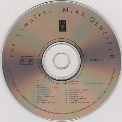 Mike Oldfield : The Complete Mike Oldfield (2xCD, Comp)