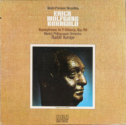 Erich Wolfgang Korngold - Munich Philharmonic Orchestra*, Rudolf Kempe : Symphony In F-Sharp, Op. 40 (LP, Dyn)