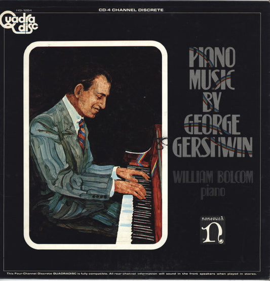 William Bolcom : Piano Music By George Gershwin (LP, Album, Quad)