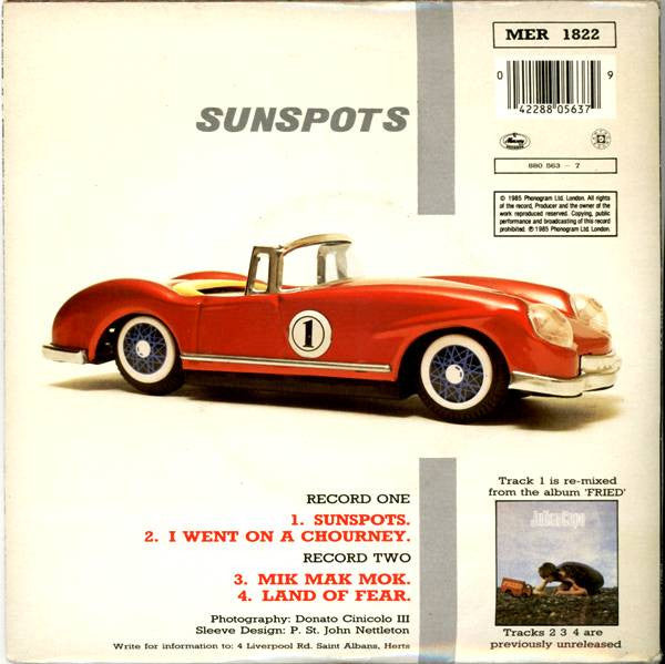 Julian Cope : Sunspots EP (2x7", EP, Pap)