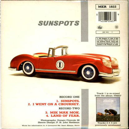Julian Cope : Sunspots EP (2x7", EP, Pap)