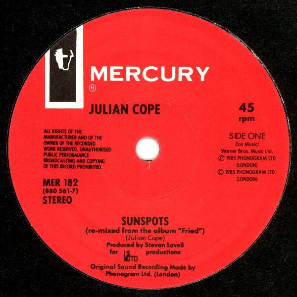 Julian Cope : Sunspots EP (2x7", EP, Pap)