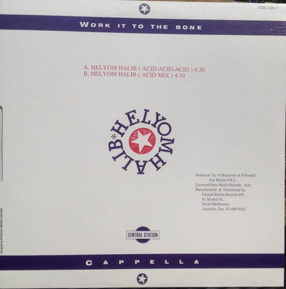 Cappella : Helyom Halib (Work It To The Bone) (12")