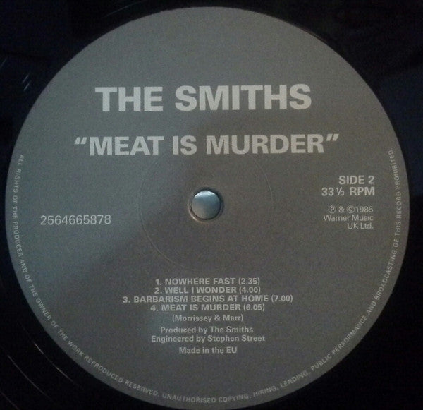 Buy The Smiths : Meat Is Murder : LP, Album, RE, RM – Eclectico