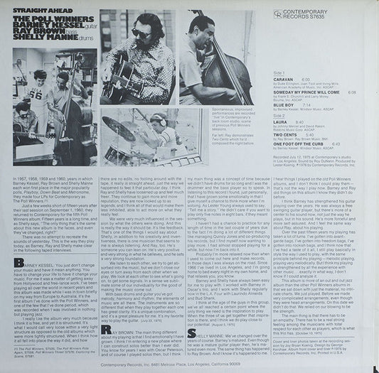 The Poll Winners : Straight Ahead (LP, Album)