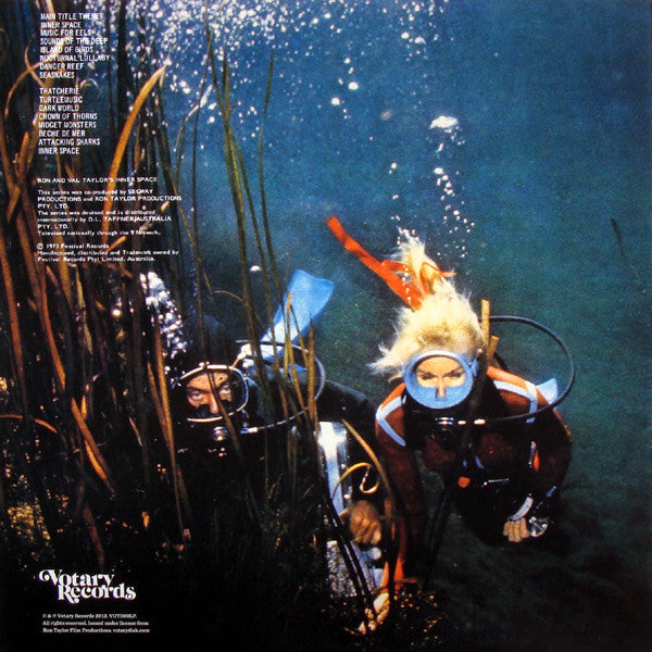 Sven Libaek : Ron & Val Taylor's Inner Space - Original Television Score (LP, Album, Ltd, RE, Gat)