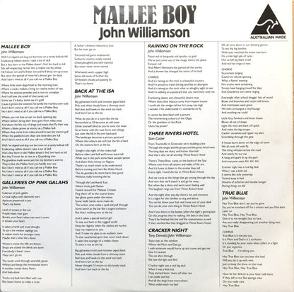 John Williamson : Mallee Boy (LP, Album)