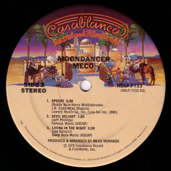 Meco Monardo : Moondancer (LP, Album, Promo)