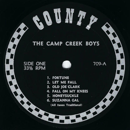 The Camp Creek Boys : The Camp Creek Boys (Old Time String Band) (LP, Album, Mono)