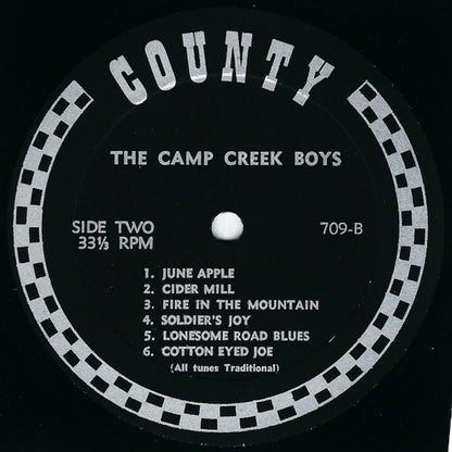The Camp Creek Boys : The Camp Creek Boys (Old Time String Band) (LP, Album, Mono)