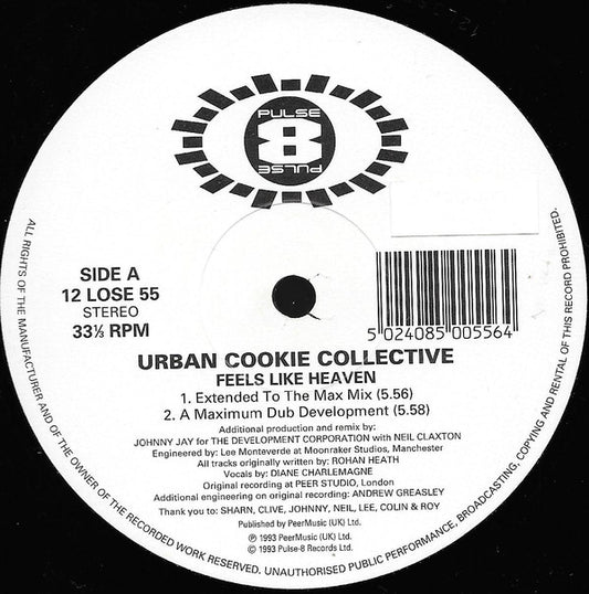 Urban Cookie Collective : Feels Like Heaven (12")