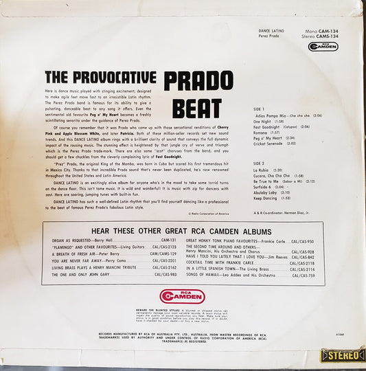 Perez Prado : Dance Latino (LP, Album)